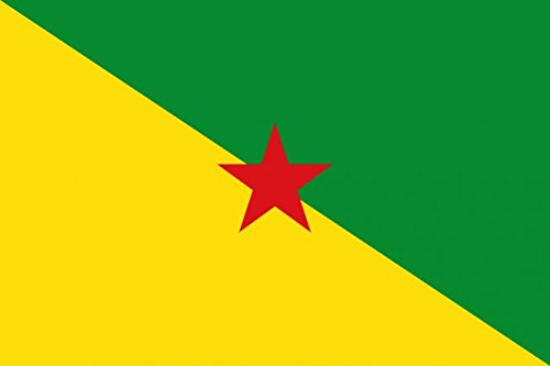U24 Drapeau Guyane Française 90 x 150 cm