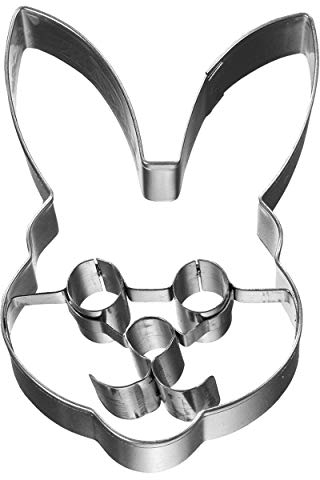 Birkmann 1010720910 Emporte-pièce en Forme de tête de Lapin 1,7 cm Plastique Gris 5 x 3 x 2 cm