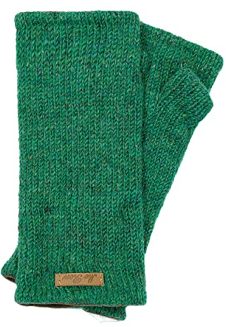 McRon Damen Gefütterte Pulswärmer Reka Grün mix 251