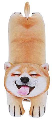 ZOOENIE Karikatur weiche Auto Sicherheitsgurt Abdeckung Sitzgurt Schulterpolster Schulterkissen Gurtschutz, Gute Qualität Auto Sicherheits Gurtpolster für Kinder und Erwachsene (Shiba Inu A)