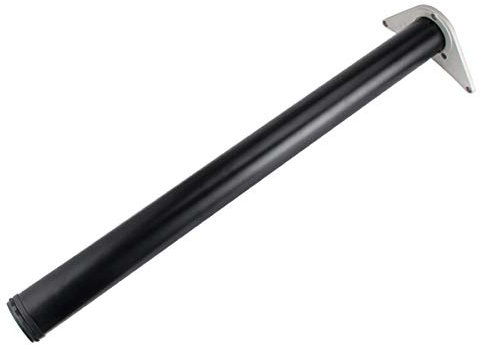 Pieds de Meuble antirouille en métal de 76 cm de Hauteur, Pieds de Table latéraux antidérapants réglables de 2 cm/Pieds de Table de Bar/Pieds de Table