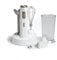 Melchioni Family | Frullatore a Immersione MIXXXO TOPCLASS, Senza Fili e Ricaricabile, con 2 Velocità, Maneggevole Ergonomico, Completo di Sbattitore, Bicchiere e Base, Frusta e Lame in Acciaio, 200W