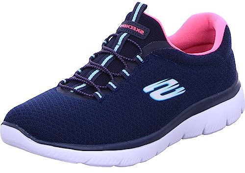 SKECHERS Damen Summits Sneaker, Marineblau, 41 EU