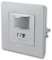 world-trading-net - Detector de Movimiento LED empotrable de 2 Hilos, Carcasa de plástico en Color Plata, Campo de detección de 160°, para Interiores