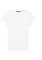someday Damen Kurzarmshirt | Rippshirt KLEOH Slim aus BCI Cotton Mix White, 38