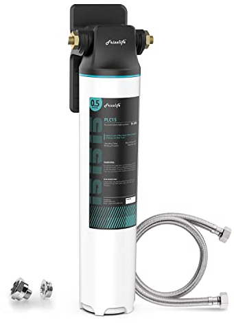 Frizzlife SW15 Unterbau-Wasserfiltersystem, NSF/ANSI 53&42-zertifiziert, Reduziert 99,99% Blei, Chlor, schlechten Geschmack und Geruch, Direktanschluss, 16K Gallonen, hohe Kapazität, 0,5 Mikron