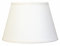 LUCECLASS | cappello paralume paraluce per lampada tondo nuovo in tessuto cotone su pvc avorio panna stoffa fatto a mano Made in Italy cucito a mano. (DIAMETRO 40 CM ATTACCO E27)