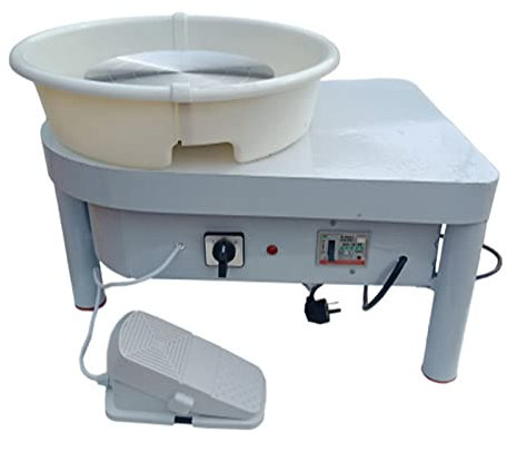 Ceramica Ruota 25 cm 350 W Ruota Elettrica Ceramica Torni Macchina con Pedale Pedale Domestico Triangolo Elettrico Ceramica Piede Macchina