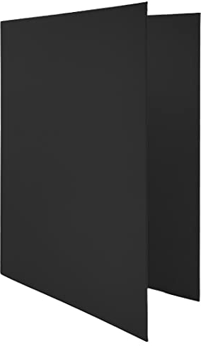 Raylu Paper® - 4 x D-Ringbuch 25 mm, A4-Ordner mit Ringen zur Aufbewahrung von Dokumenten, A4 Größe 33,5 cm hoch x 26 cm breit und 4 cm breiter Rücken (schwarz)