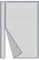 Risareyi Zanzariera Magnetica in Vetroresina 95x220cm, Grigio Rete Fine, Apertura Laterale Tenda con Calamita Zanzariere Magnetiche per Porte Finestre per Balcone Chiusura Automatica