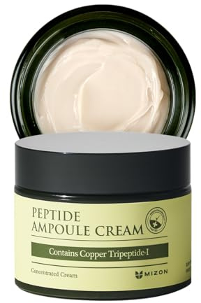 [MIZON] PEPTIDE AMPOULE CREAM (50 ml) Koreanische Hautpflege - Fortgeschrittene Peptidformel für verbesserte Hautelastizität und Faltenreduktion