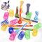 Bighan 22PCS Cat Colorful Toys, 12PCS Colorful Spring Cat Toys + 10PCS Cat Colorful Mesh Pole Toys for Swatting, Biting, Hunting Active Healthy Play Kitten Toys