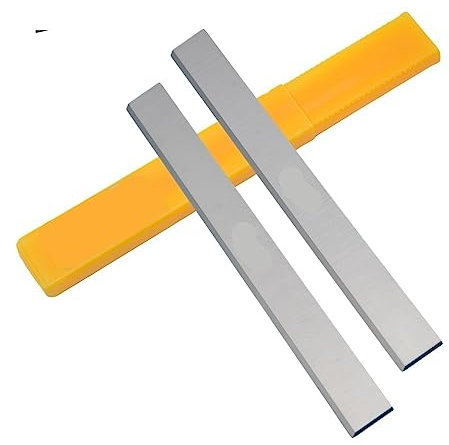 HOOCOM Abrichtmesser for die Holzbearbeitung, 310 x 30 x 3 mm, HSS-Holzhobelmesser, nachschärfbar, Dickenhobel-Set, Elektrowerkzeug-Zubehör