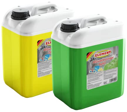 Element Allzweckreiniger Zitro & Apfel I 20 Liter I Konzentrat I Bodenreiniger I Universalreiniger I Kraftreiniger I Oberflächenreiniger