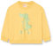 Koton Babyboy Dinosaur Printed Long Sleeve Crew Neck Brushed Interior Cotton