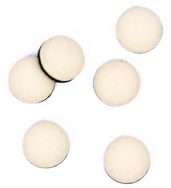 Craftelier - Runde Schaumstoffpads mit Klettsockel Durchmesser 20 mm zum Auftragen und Mischen von Farben beim Scrapbooking und anderen Bastelprojekten | Kompatibel mit Mini-Tintenapplikator