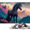 Majestätisches Pferd, 1000 Teile Puzzle für Erwachsene, Holzpuzzle für Erwachsene und Kinder ab 12 Jahren, 50 x 75 cm