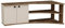Destina Home Dion Corner TV-Lowboard (Nussbaum Mittel & Beige)