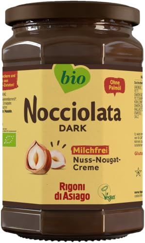 Rigoni di Asiago Nocciolata - Milchfrei, 1x 650g, Haselnusscreme ohne Palmöl, Nuss Nougat Creme ohne Palmöl, Leckerer Brotaufstrich