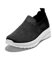 JOMIX Zapatillas Mujer sin Cordones Verano de Malla Zapatillas Depotivas Mujer Brillantes Sneakers Mujer Transpirables Running Gimnasio Correr Tenis, Negro, 40 EU