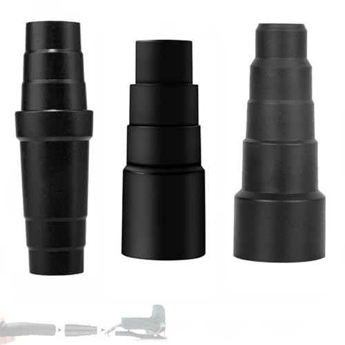3 Stück Schlauchadapter Universal - Staubsauger Adapter Gummi, Staubsaugeradapter - Schlauch Reduzierstück