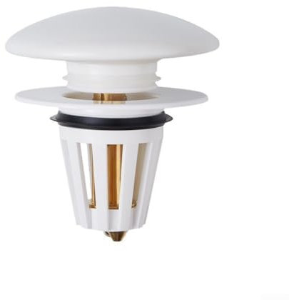 Tappo per lavandino, ABS+porcellana da cucina Pop-up Tappo per lavello con filtro di scarico Valvola per vasca da bagno Lavabo