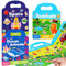 LURNOD 3 Stück 3D Wiederverwendbare Stickerbüch für Kinder 2-4 jährige, Stickerbuch für Kinder, Aufkleber-Szenenbücher für Kleinkinder,Kindergeburtstag Party Zubehör