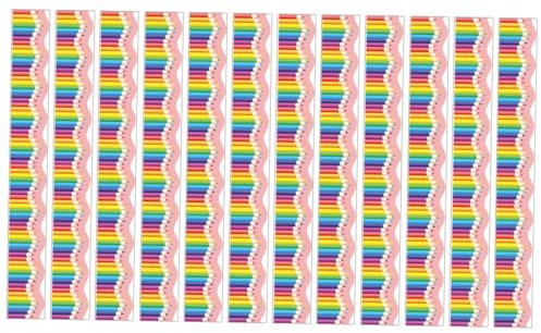 IMIKEYA Magnetische Tafelränder 12 Sets Pinnwand Klassenzimmer-Rand Dekorative Pinnwand-verzierung Whiteboard-ränder