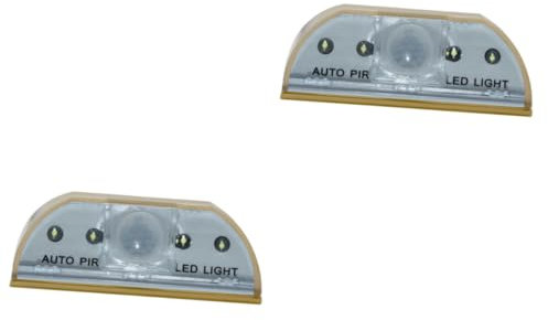 Artibetter 2pcs Led Motion Sensor Keyhole Light Infrared Home Detector Lamp for Easy Access No Battery Required Automatically Illuminates Door Lock Area for Safe Entry