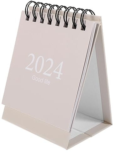 SHINEOFI Mini Desktop Calendar Freestanding Month Planner Thick Easy Design for Office Home Use for Teachers Students and Professionals Stylish Decor
