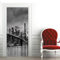 Adesivi per Porte Interne New York Adesivo Porta Interna Paesaggio Urbano 3D Murale Decorazione Camera Da Letto Bagno Poster Porta Autoadesivo Carta Da Parati 77x200 cm 8231A