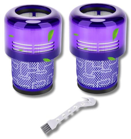 SOS Accessoire Filtro di ricambio HEPA per Dyson | Spazzola detergente | Accessorio compatibile con aspirapolvere Dyson V11 | V15 | Lavabile e Riutilizzabile | SOS AC