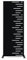 Casanoov Panneau décoratif ARLBERG noir H.160cm motifs côté droit