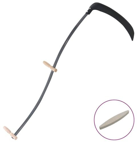 Homgoday Ameublement faux avec meule 145 cm, mobilier d'extérieur pour jardin extérieur