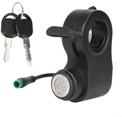 Monopattino elettrico per blocco di accensione, 5 pin, con un pulsante, compatibile con Kukirin, G2, Pro e Max Scooter elettrico