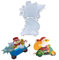 Silikonformen für Weihnachtsfiguren, Zement, Gips, Figuren, geeignet für Bastler, Handarbeit