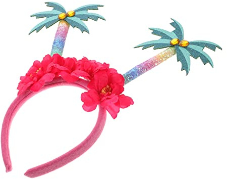 HOUDERCO Headband Tropical Party Accessory Photo Prop for Family Fun Comfortable Stylish Design for Pool Beach Parties