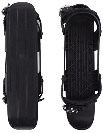 Kavolet Kurze Skischläger, Mini -Ski -Schuhe für Abfahrten, Wintersportarten mit Verstellbarem Riemen, Passen Alle Erwachsenen, Mini -Skier für Schnee und Eisgleiten, Ideal für (Schwarz)