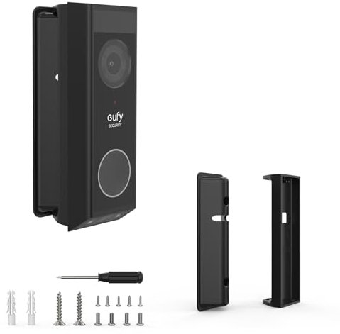 HOLACA Halterung Kompatibel mit eufy Security Video türklingel E340, Beidseitig schwenkbar je 0-35°