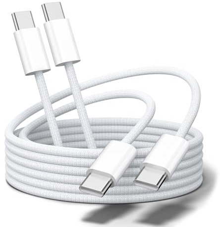 USB C Cable for Samsung Galaxy A16 S25 A05s Charger Cable 1M/2Pack, USB C to Type-C Cord PD Fast Charging Type-C Charger Cord for Samsung Galaxy A56 A26 A55 A15 S24 S23 A35 A54 A34 A14 S22 S21