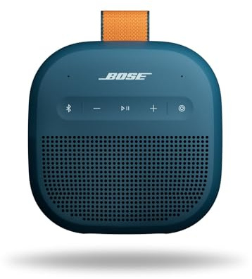 Bose SoundLink Micro (2ª Gen) Diffusore portatile, diffusore da esterno wireless, fino a 12 ore di autonomia, impermeabile e a prova di polvere, Blu crepuscolo - Edizione limitata
