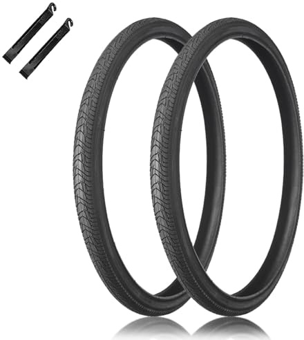 2PCS 700x38c (38-622) Fahrradreifen Mit 2 Hebeln 700 38c (38-622) Hochleistungsfähiges, Pannensicheres Fahrradersatzzubehör, Kompatibel Mit Rennrädern, Mountainbikes