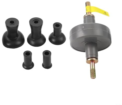 Alanmoship 5-Piece Valve Lapping Tool Kit with Suction Cups for Engine Grinding on Cars, Motorcycles, ATVs Metal and Rubber
