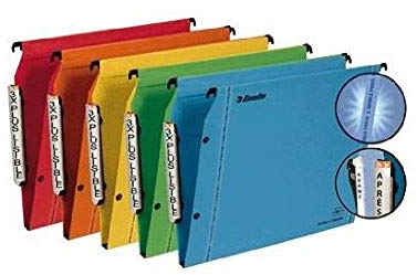 Esselte LMG Boîte De 25 dossiers Boden Boden 15 mm sortiert