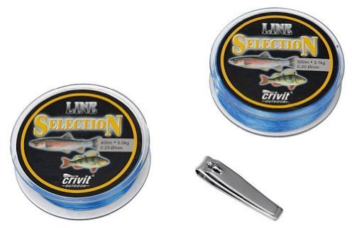 Crivit reg; Angelschnurset 3-teilig, speziell abgestimmt für Forelle und Barsch