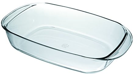 Duralex 6002AF03A1111 Ovenchef Tarte-Form, 23x38cm, 3.75 Liter, Glas, transparent, 3 Stück