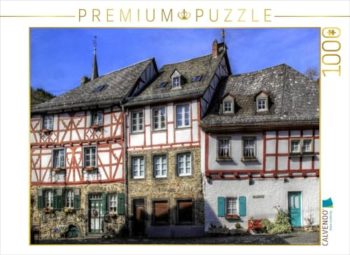 CALVENDO Puzzle Fachwerkhäuser in Monreal | 1000 Teile Lege-Größe 64 x 48 cm Foto-Puzzle für glückliche Stunden