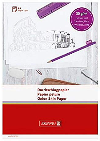 Brunnen 1032105 Durchschlagpapier (A4, 30 g/m², 100 Stück) weiß