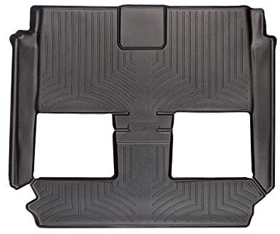 WeatherTech Custom Fit FloorLiners for Dodge Grand Caravan, Grand Caravan, Grand Caravan - 2nd/3rd Row (441414), Black