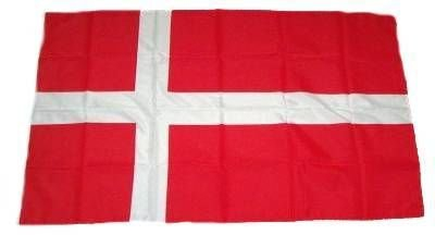 FahnenMax Fahne/Stockflagge Dänemark 30 x 45 cm Flagge